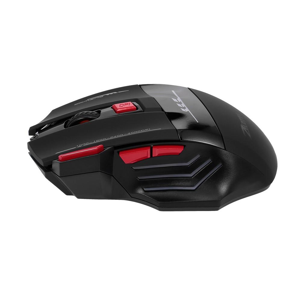 Wireless Gaming Mouse Rechargeable Adjustable 4000DPI Optical 2.4G 30m