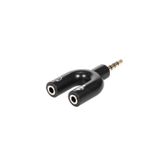 3.5mm Audio Adapter U-type Converter Microphone for Mobile Phone PC Laptop