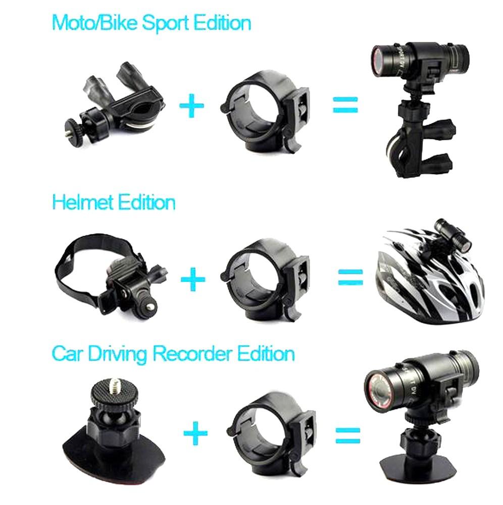 Mini 5MP HD 1080P H.264 Waterproof Sports DV Camera Camcorder Car DVR Outdoor Bike Helmet