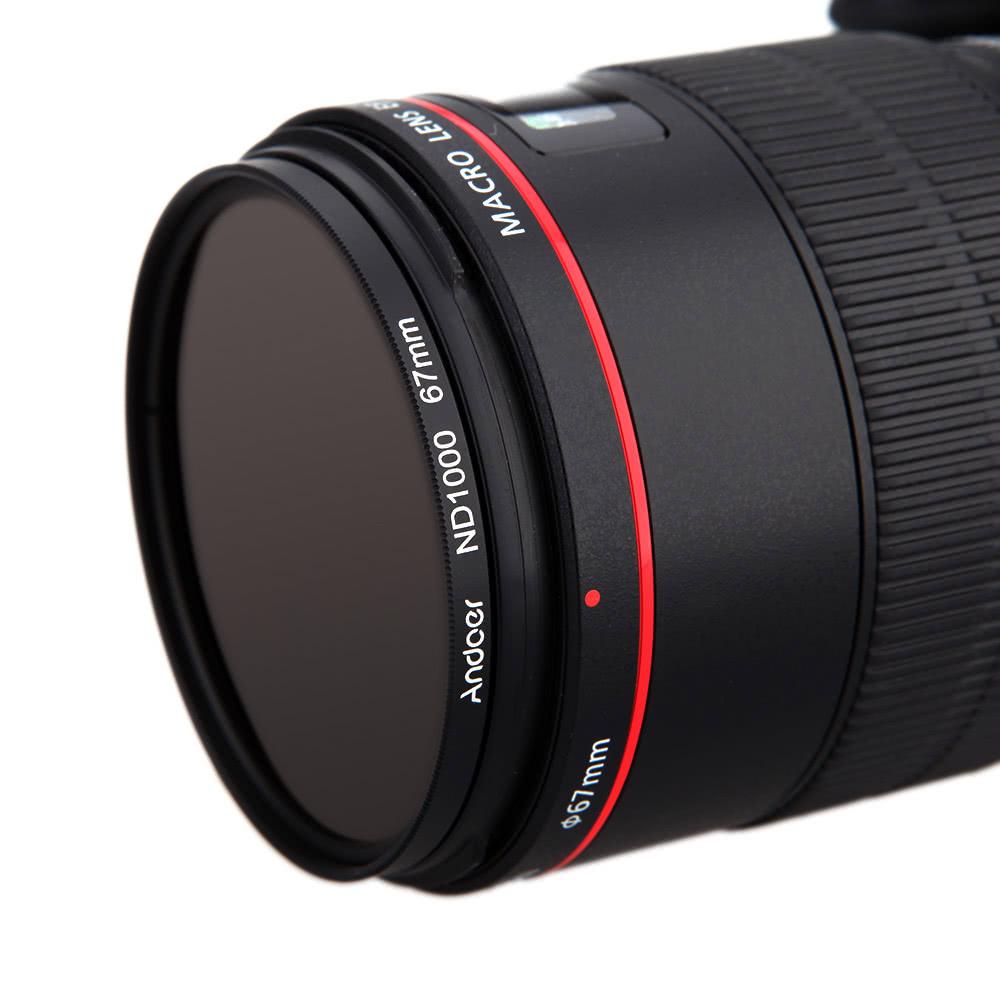 77mm 10 Stop Fader Neutral Density Filter for Nikon Canon DSLR Camera