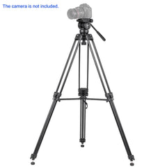 Alloy Video Photo Tripod Kit 360°Panorama Pan Fluid Ball Head for DSLR Camera Recorder DV