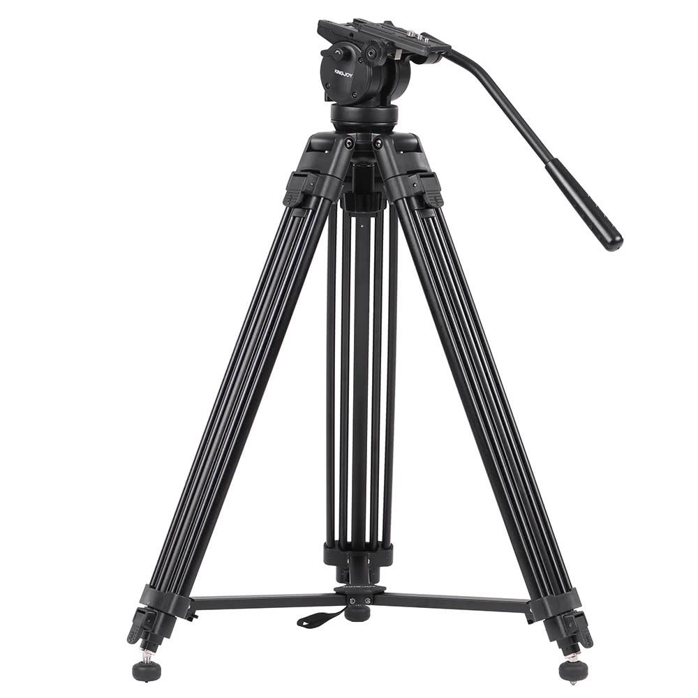 Alloy Video Photo Tripod Kit 360°Panorama Pan Fluid Ball Head for DSLR Camera Recorder DV