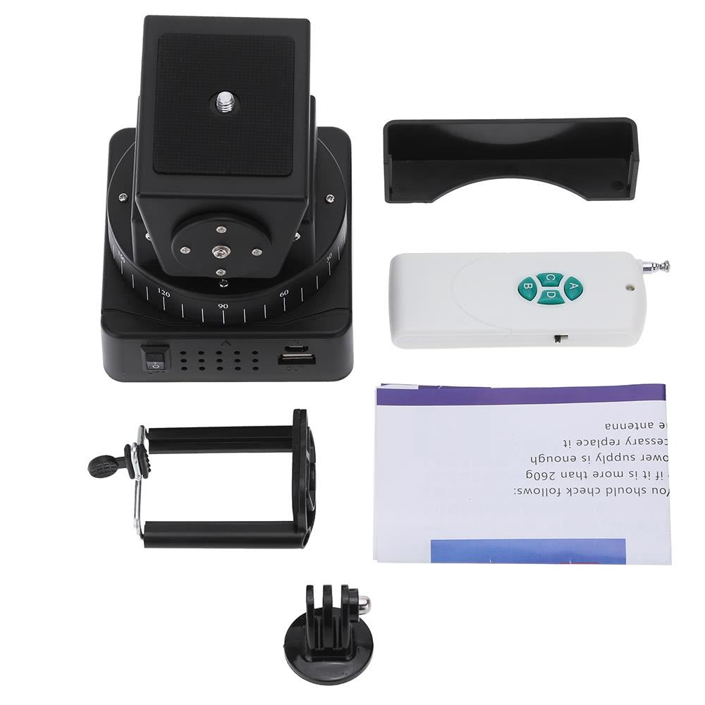 Remote Control Motorized Pan Tilt for Extreme Camera Wifi and Smartphone