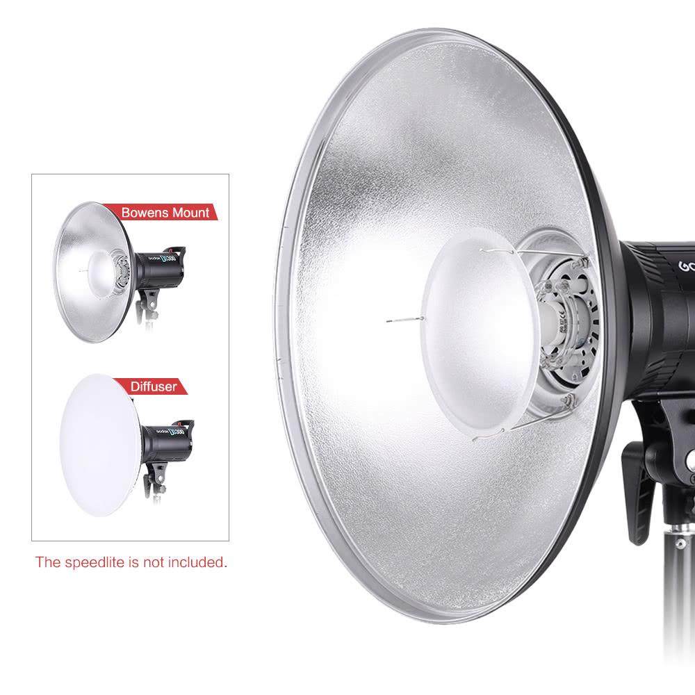 41cm Beauty Dish Reflector Strobe Lighting for Bowens Mount Speedlite Photogrophy Light Studio Accessory