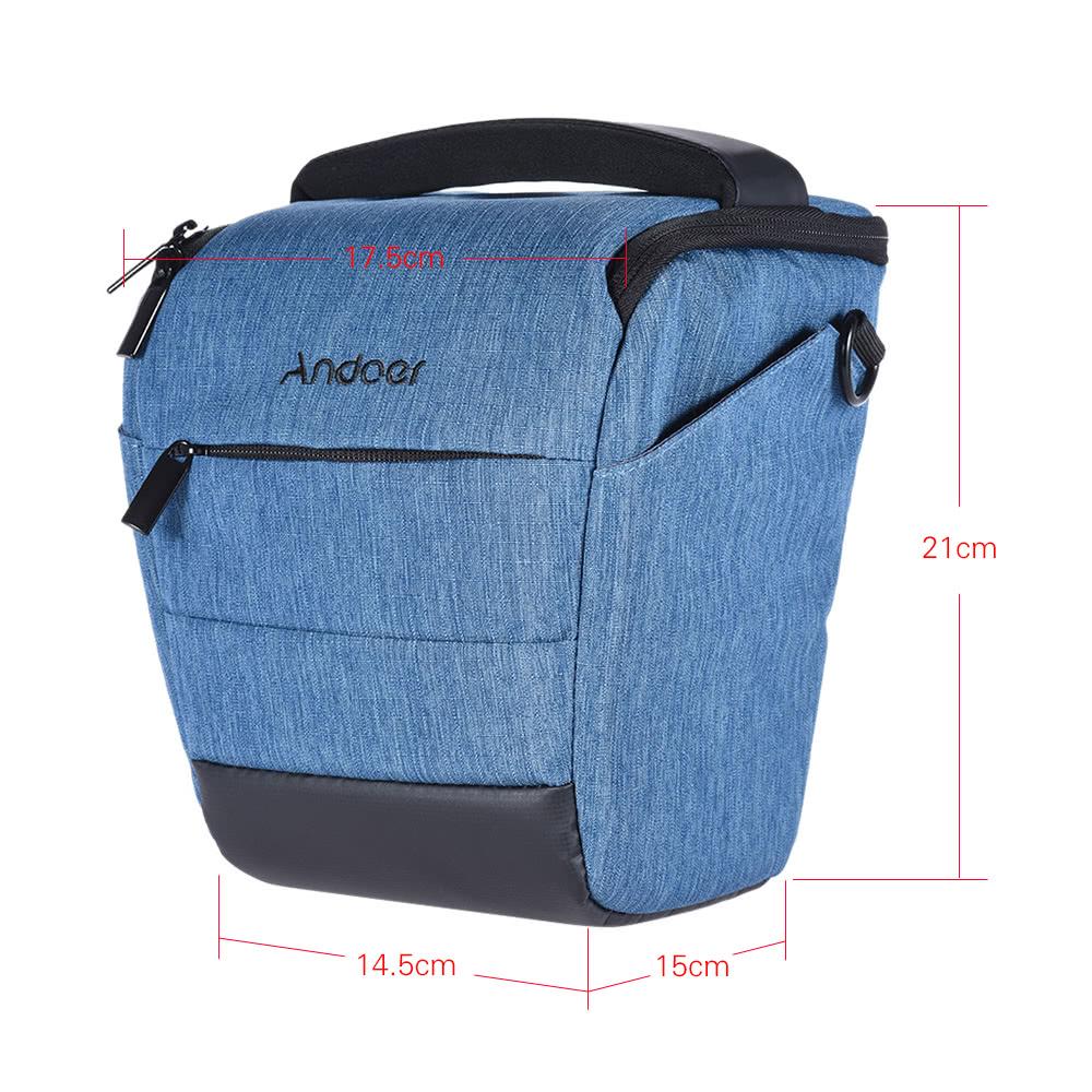 Portable DSLR Camera Shoulder Bag Sleek Polyester Case