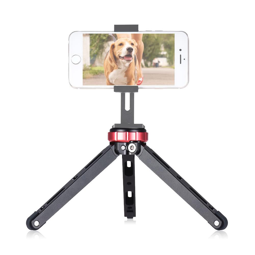 Portable Tabletop Tripod Mini Mobile/Camera Photography Bracket with 1/4" Screw Mount