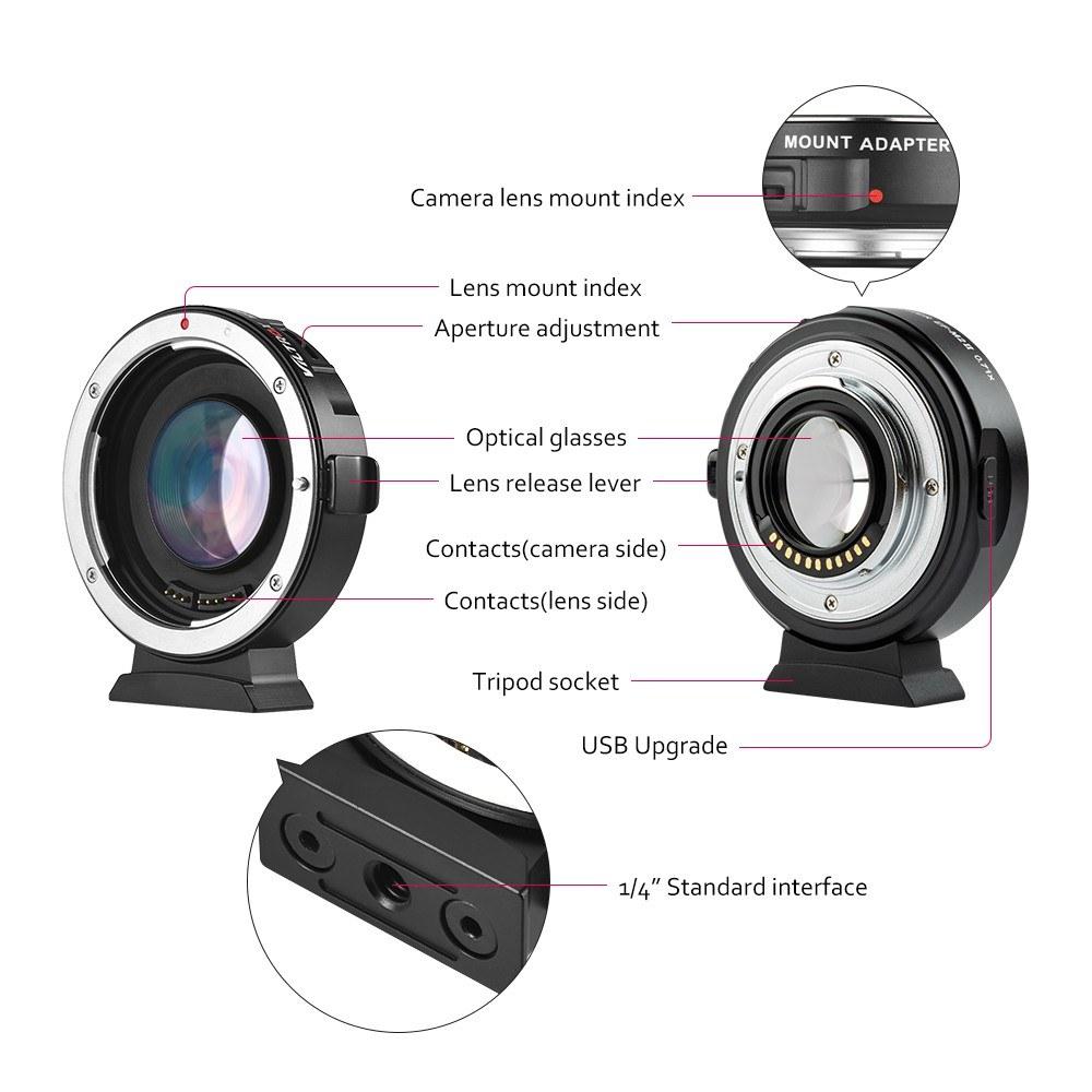 Auto Focus Lens Mount Adapter