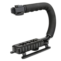 Camera Handheld Holder Flash Bracket U type Hand Motion Stabilizer Stable Frame Grip for Video DSLR SLR