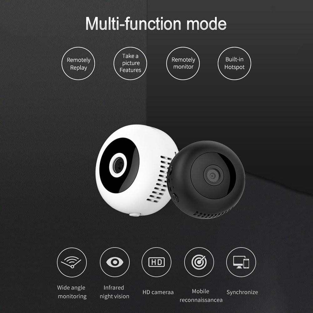 Mini Wearable Camera 1080P IP Night Vi sion Micro Cam