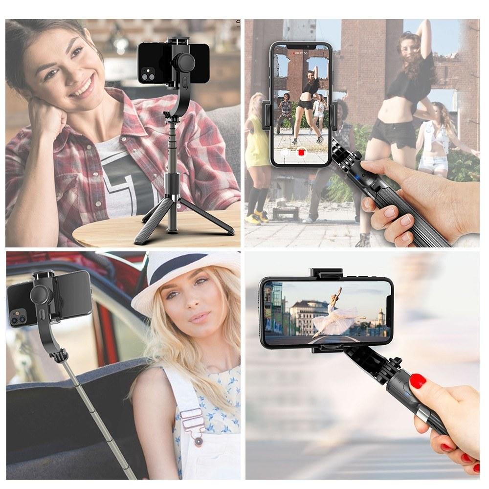 3 in 1 Phone Gimbal Stabilizer Selfie Stick Tripod