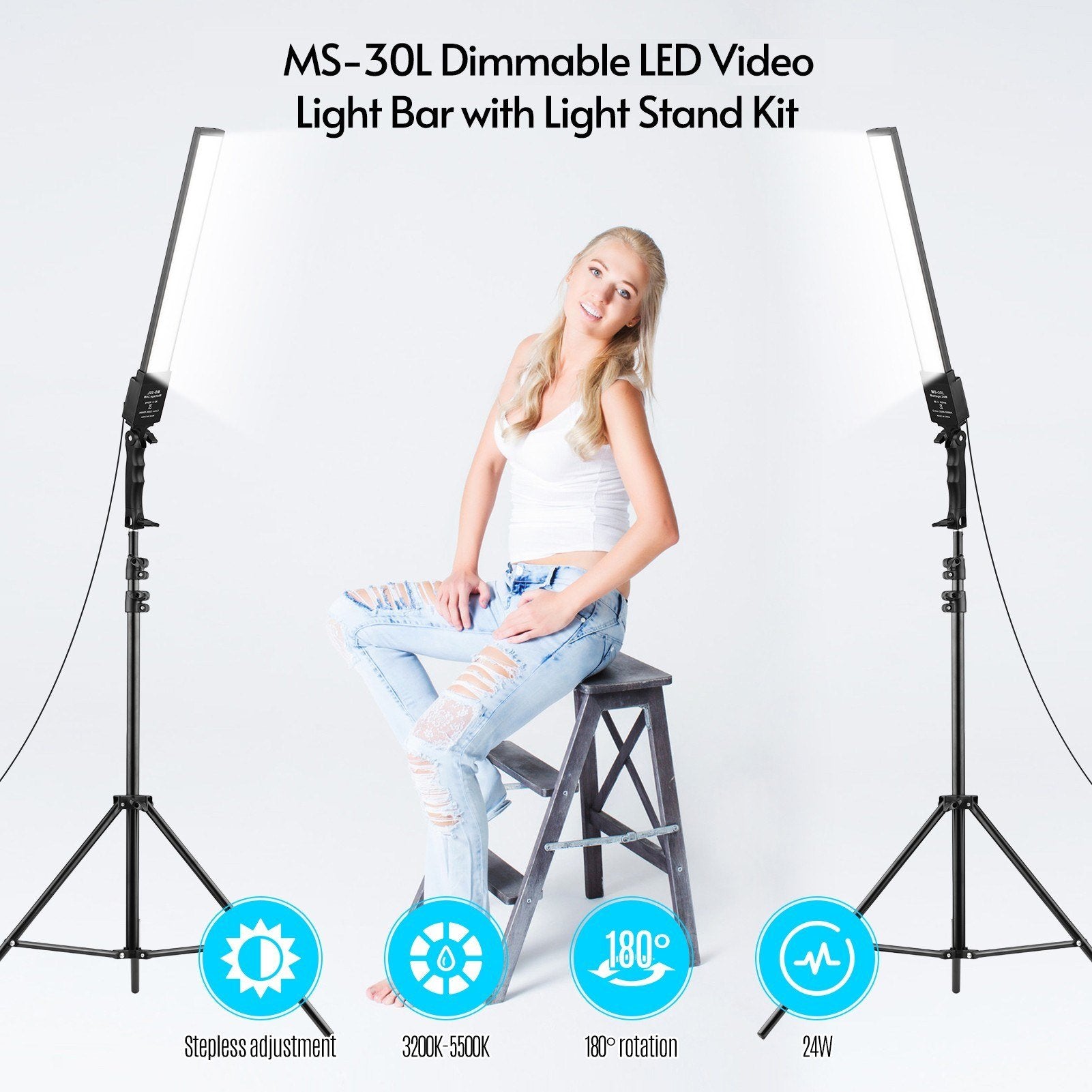 Photography Studio LED Lighting Kit