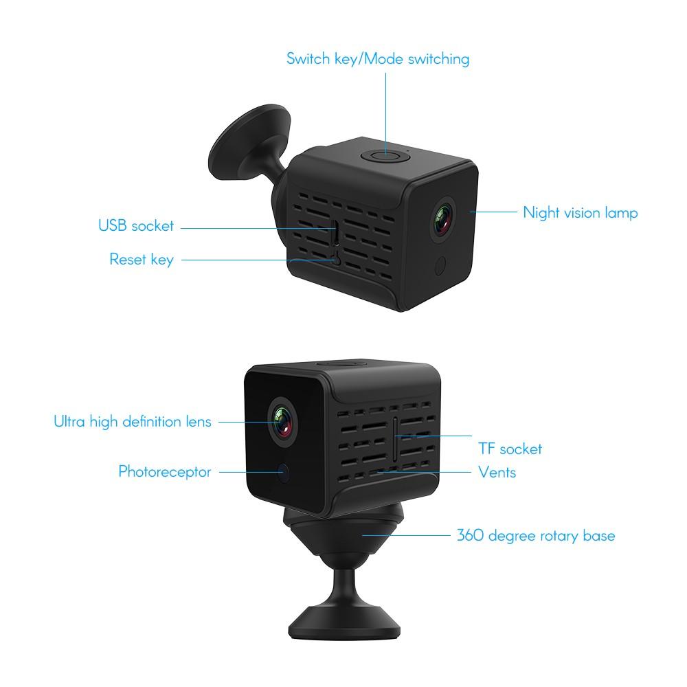 2MP 1080P High Definition Remote Camera Mini WiFi