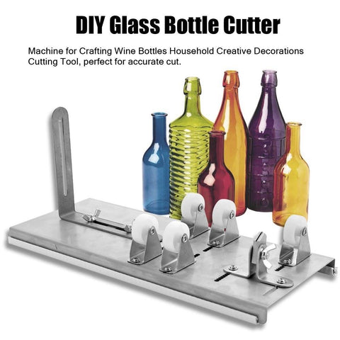 DIY Glass Bottle Cutter Adjustable Sizes Metal Glassbottle Cut Machine