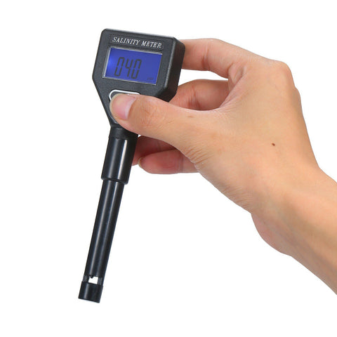 Seawater Salinity Refractometer Portable Handheld Meter ATC Salinometer