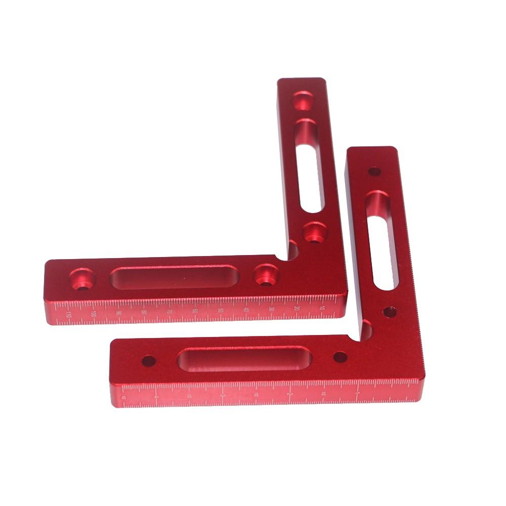 90 Degree Precise Clamping Square Scales Woodworking Machinist Positioning Right Angle Ruler Measure