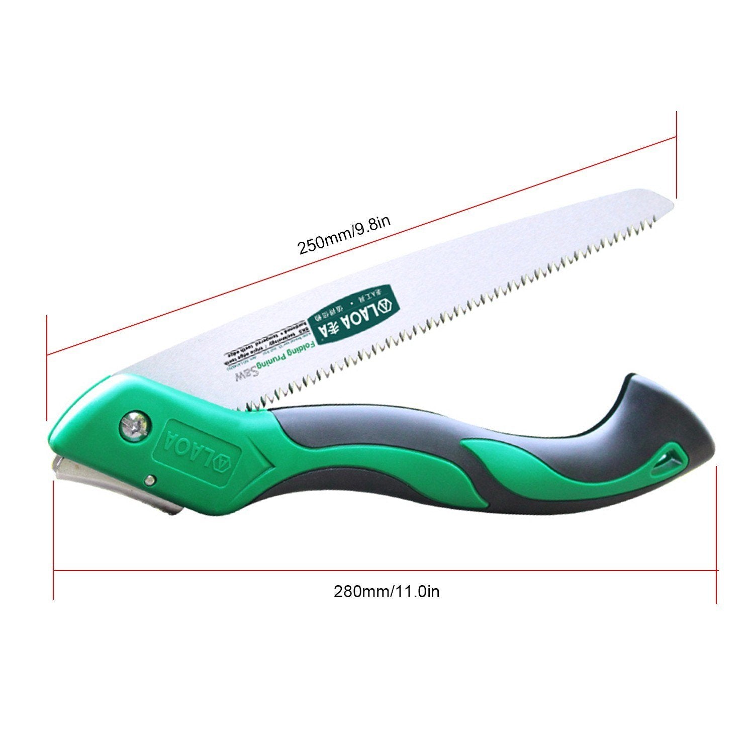 250mm Folding Hand Saw Pruning with Razor for Wood Tree Camping Trimming Gardening