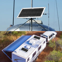 12W 12V Solar Panel Kit USB Port Off Grid Monocrystalline Module