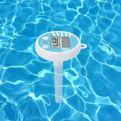 Solar Powered Digital Thermometer Wireless Pond Pool Floating LCD Display