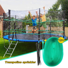 39-feet Trampoline Sprinkler Pipe Water 12 Meters with Connector Flexible PVC Lawn Spray