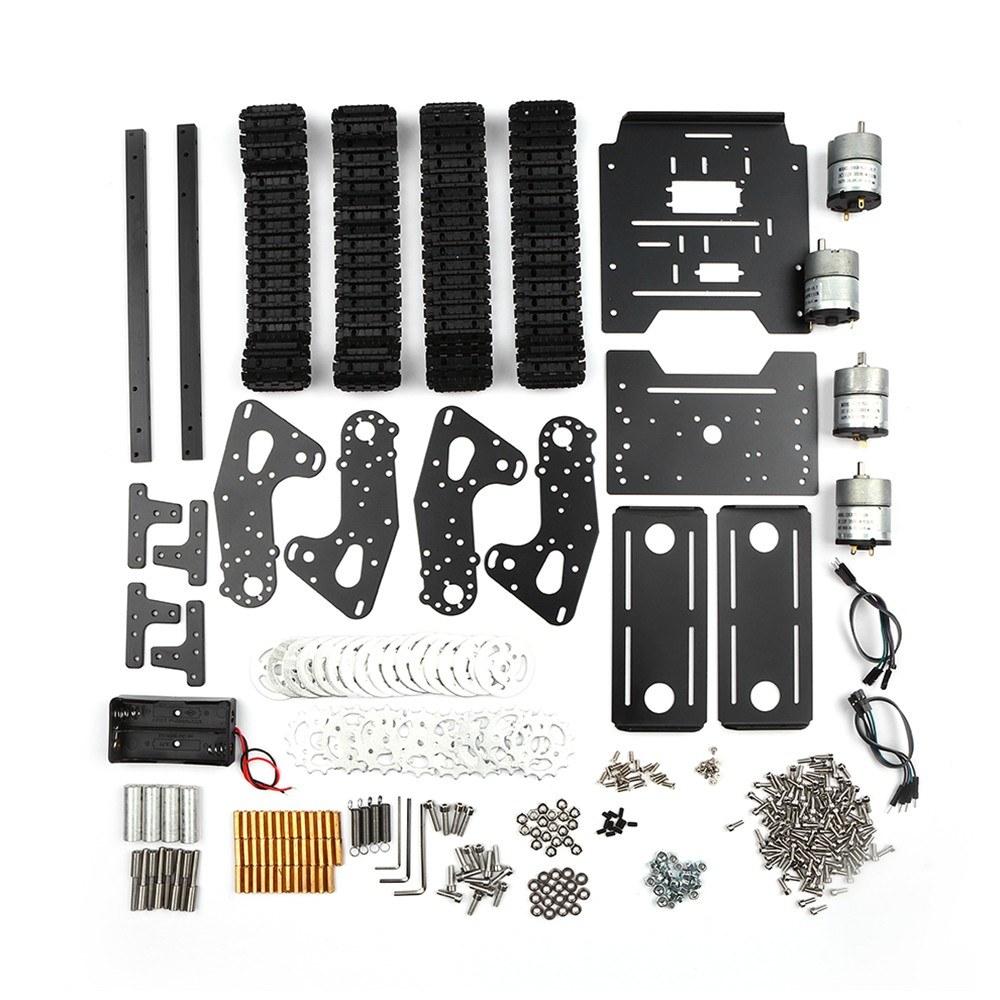 Smart Car Robot 4WD Shock Absorbing Robotic Tank Chassis Kit