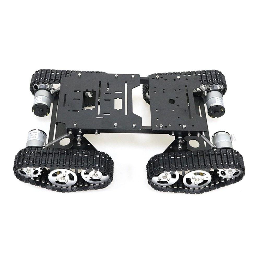 Smart Car Robot 4WD Shock Absorbing Robotic Tank Chassis Kit