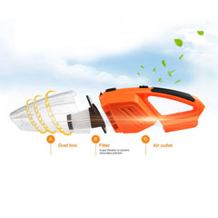 Portable 120W Car Vacuum Cleaner Household Handheld Perfect Accessories Kit
