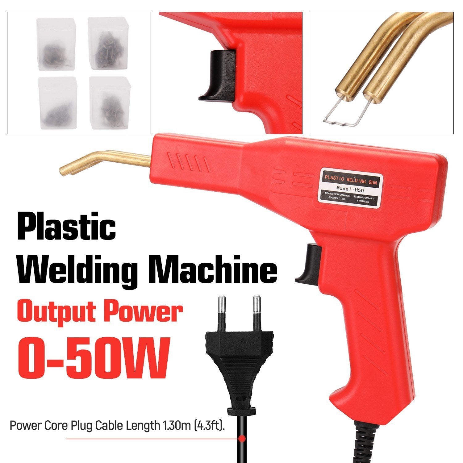 Handy Plastics Welders Garage Tools Hot Staplers Machine Staple PVC Repairing