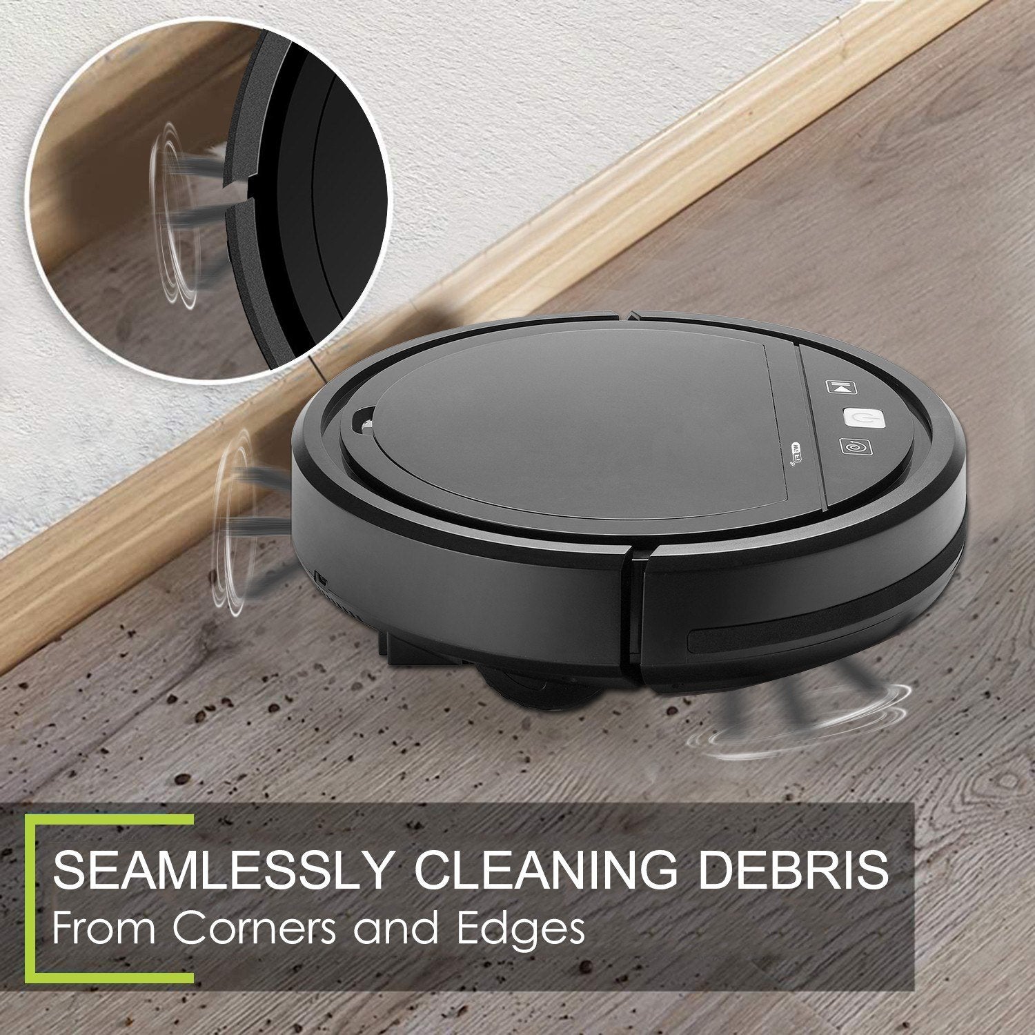 3-In-1 Robotic wifi Cleaner 1500Pa Powerful Suction Robot Vacuum Cleaner