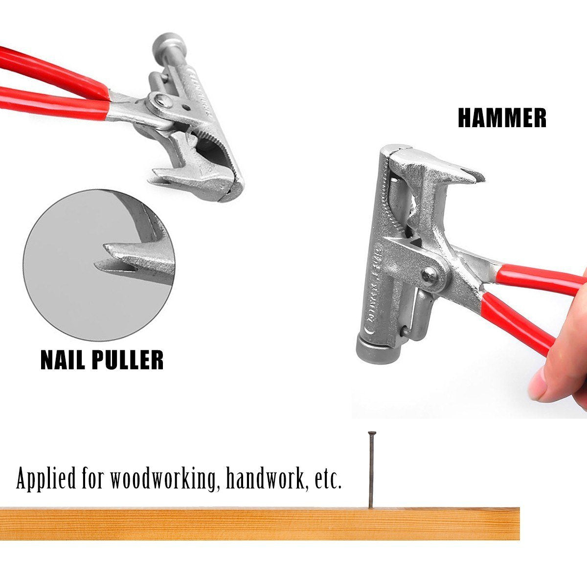 10-in-1 Hammer Pocket Multitool Multi-functional Pliers Multiuse Tool