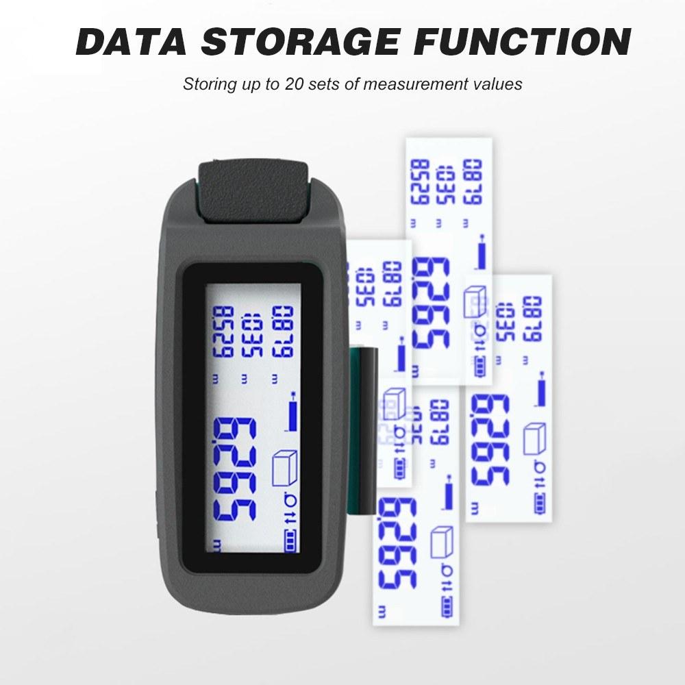 3-in-1 Digital Laser Measure Tape Power Distance Meter 131ft Measurer