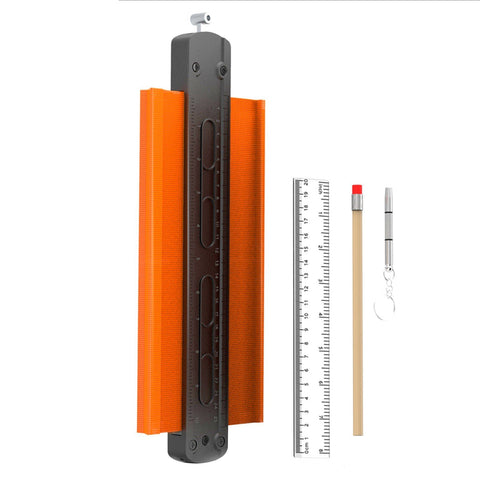 10 Inch Contour Gauge Profile Tool with Metal Lock Original Shape Copy Replicator for Working