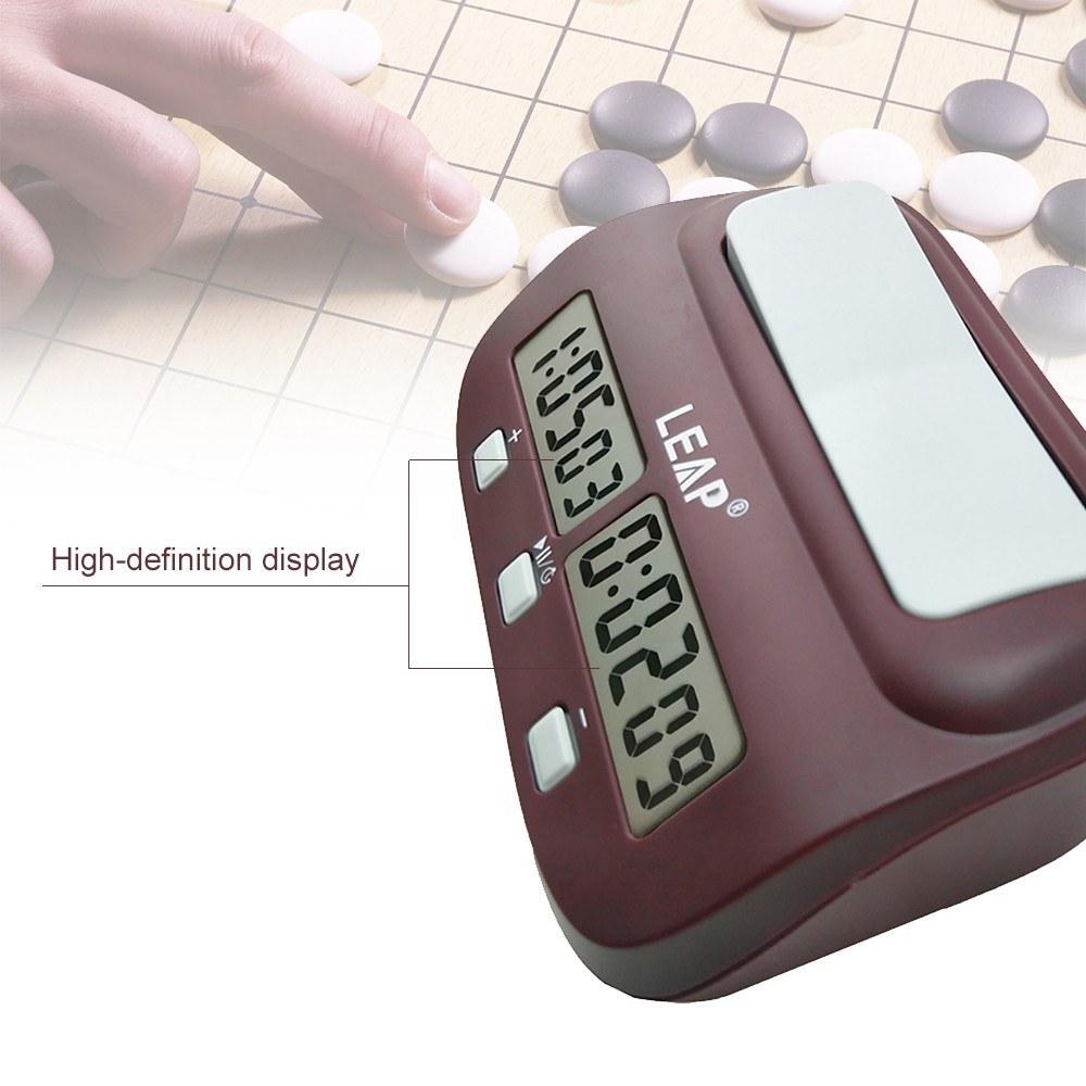 Digital Chess Clock Count Down Timer with Alarm Electronic Board Game Bonus Competition Master Tournament
