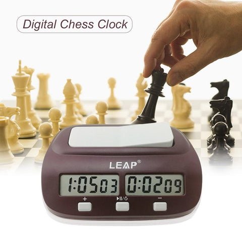 Digital Chess Clock Count Down Timer with Alarm Electronic Board Game Bonus Competition Master Tournament
