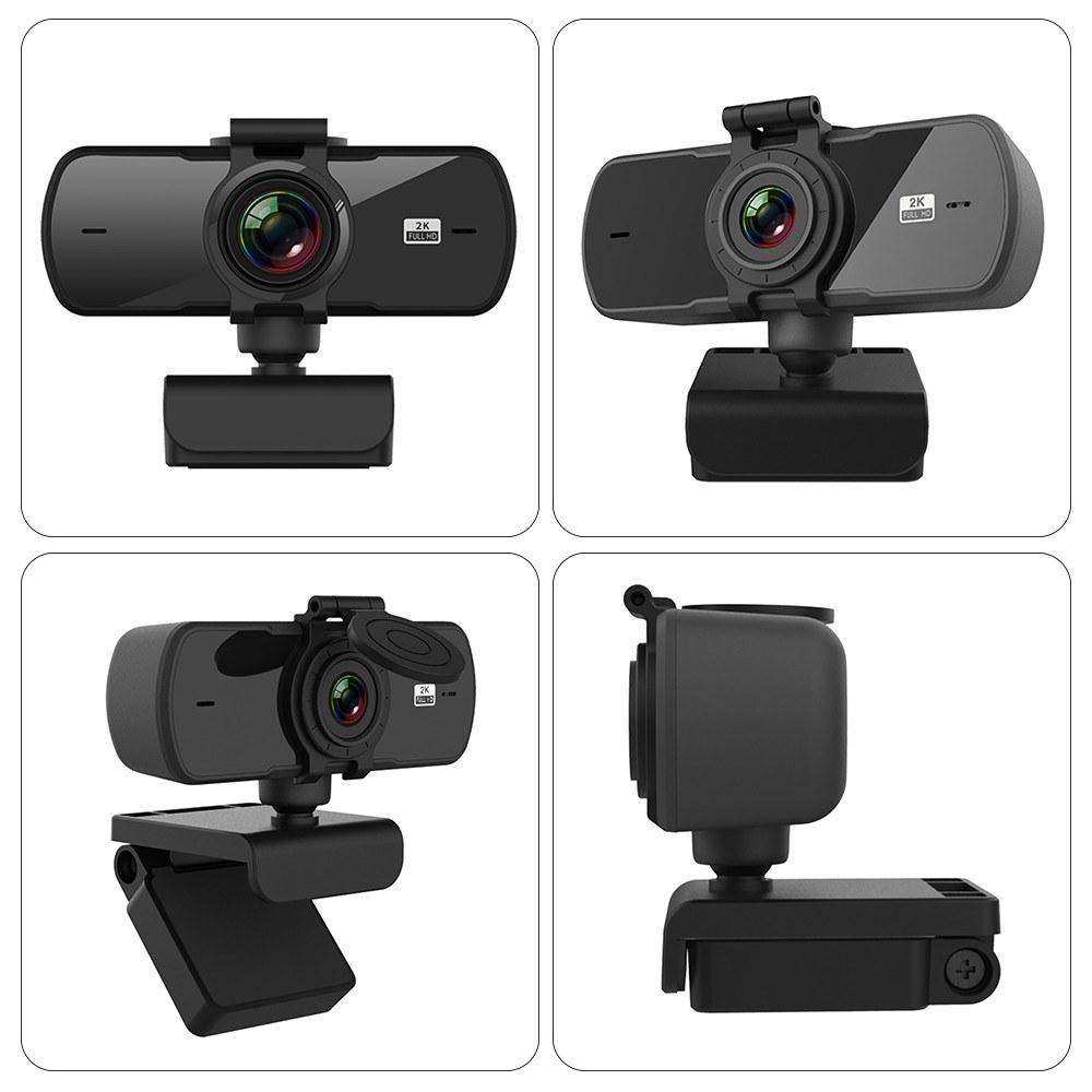 USB Webcam 2K High-definition Computer Camera Conference Cam with Microphone Driver