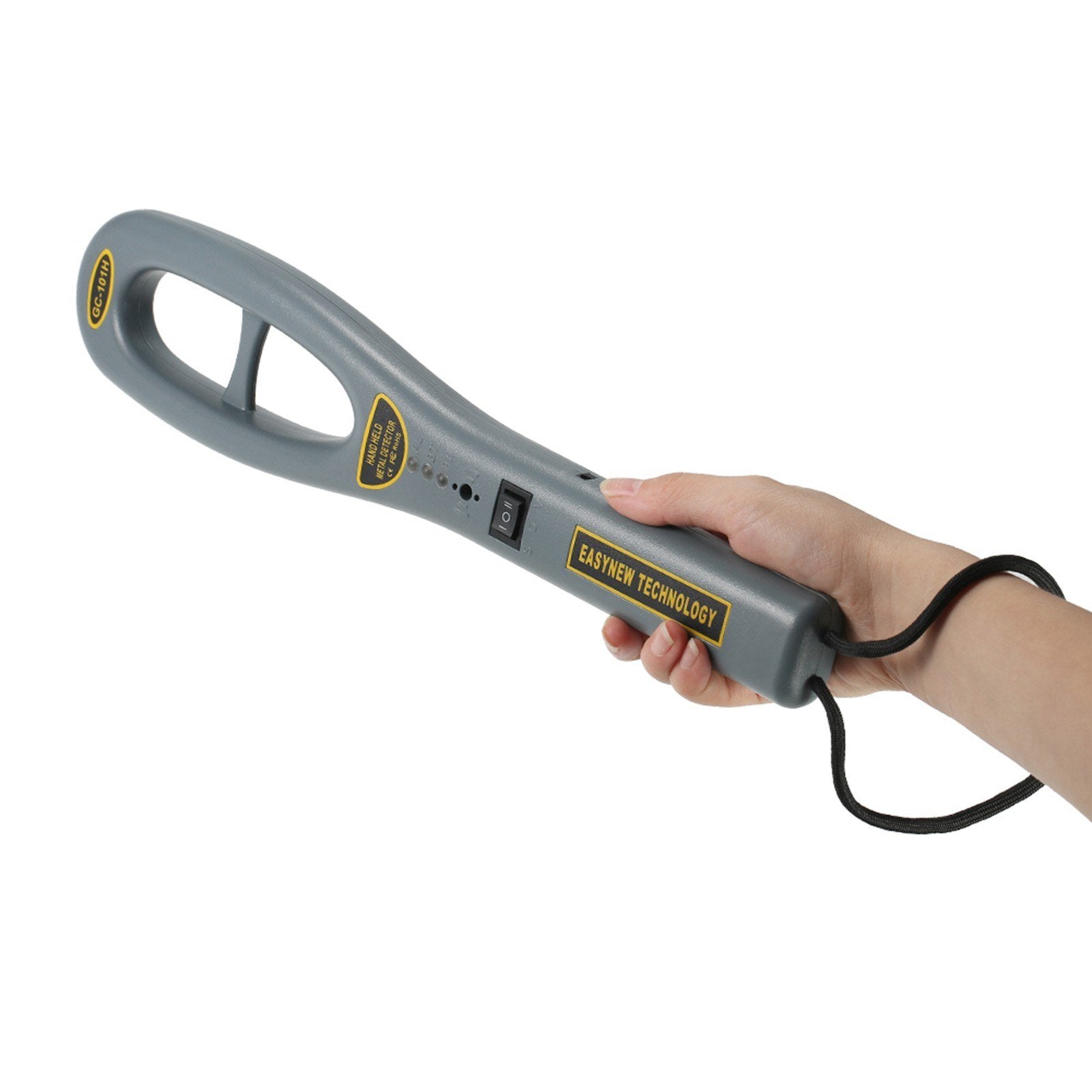 Portable Handheld Metal Detector High Sensitivity Safety Inspection With Buzzer Vibration for Security Check