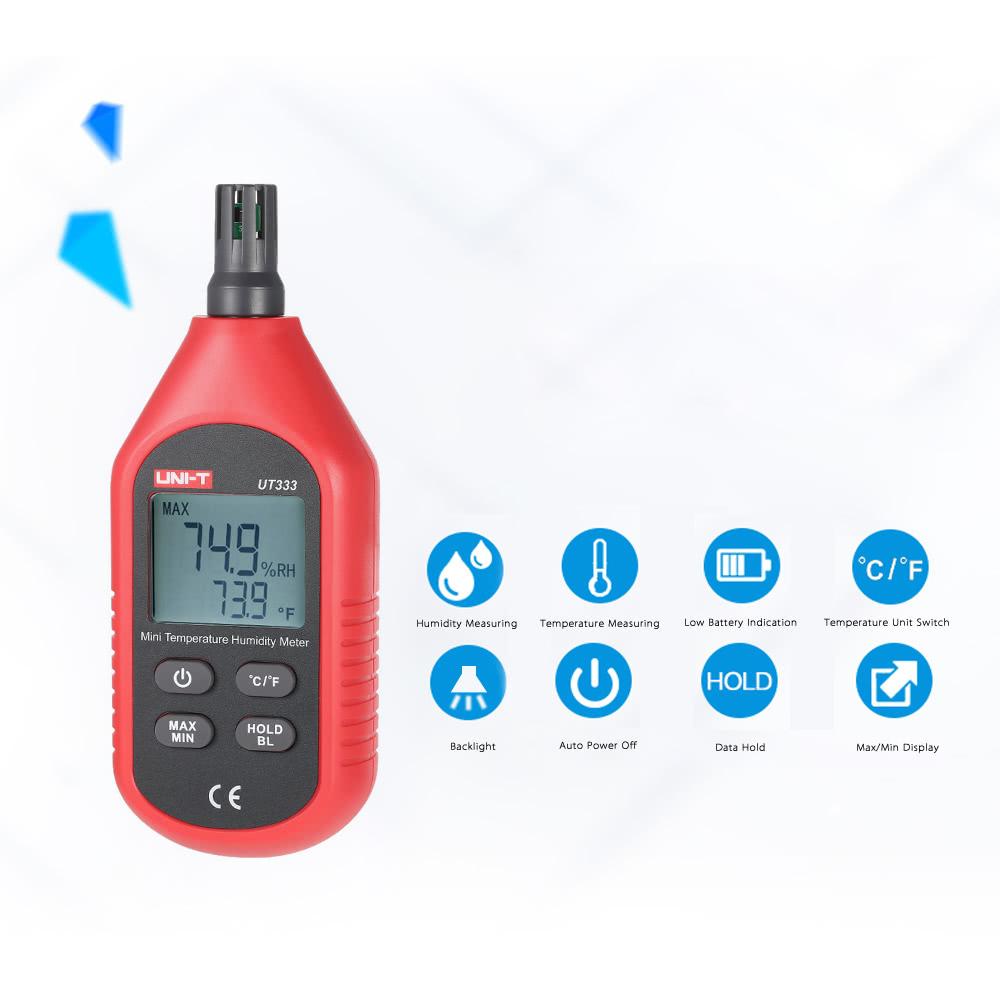 Portable Indoor Mini Digital Temperature Humidity Meter Thermometer Hygrometer