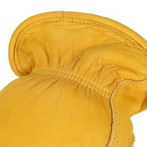 Men's Work Cowhide Gloves Gardening Digging Planting Pruning Protective Non-Slip Protection Wear
