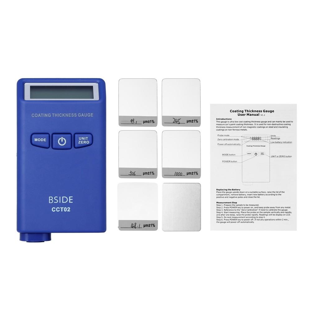 Mini LCD Digital Coating Thickness Gauge Painting Tester Meter