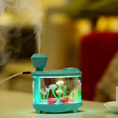 Mini USB Powered Fish Aquarium Lamp Humidifier