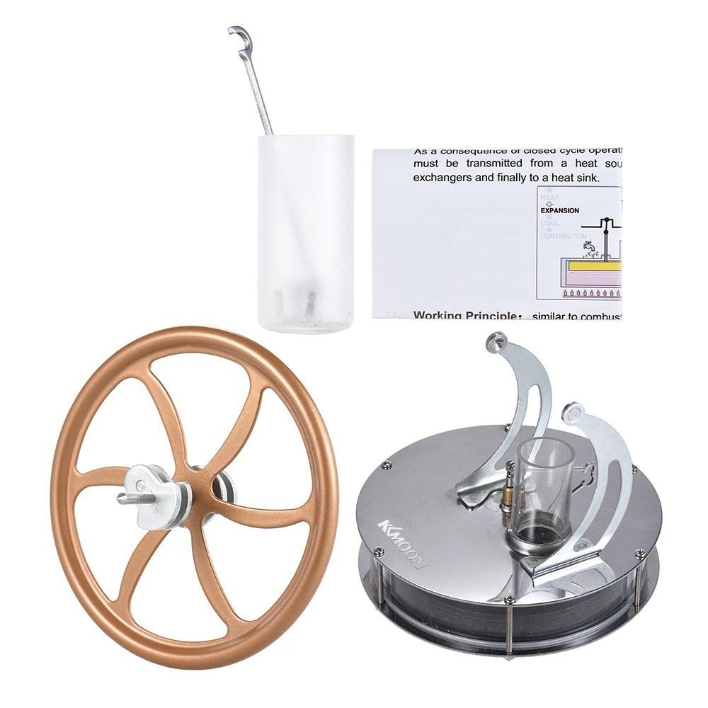 Low Temperature Stirling Engine Motor Model Heat Steam Education Toy DIY Kit