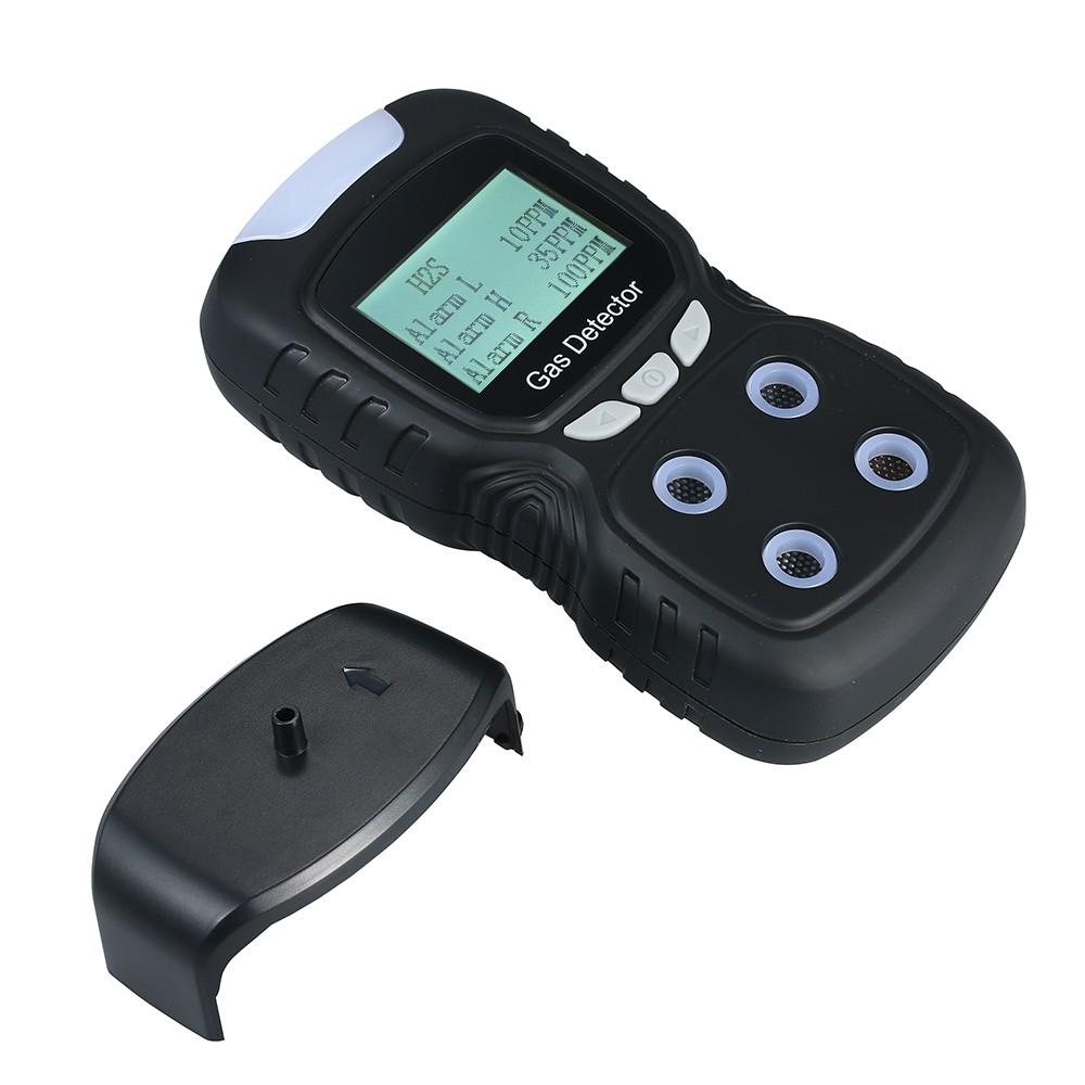 4 in 1 Gas Detector CO Monitor Digital Handheld Toxic Carbon Monoxide Hydrogen Sulfide Tester