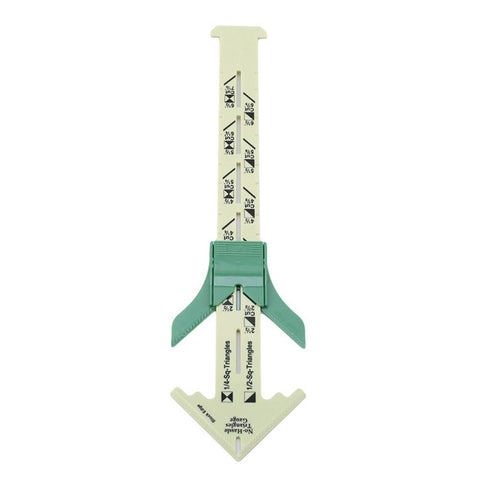 15cm Sewing Gauge "T" Ruler 5-in-1 Sliding Multi-functional Patchwork Plastic Measuring Tool