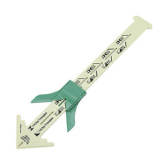 15cm Sewing Gauge "T" Ruler 5-in-1 Sliding Multi-functional Patchwork Plastic Measuring Tool