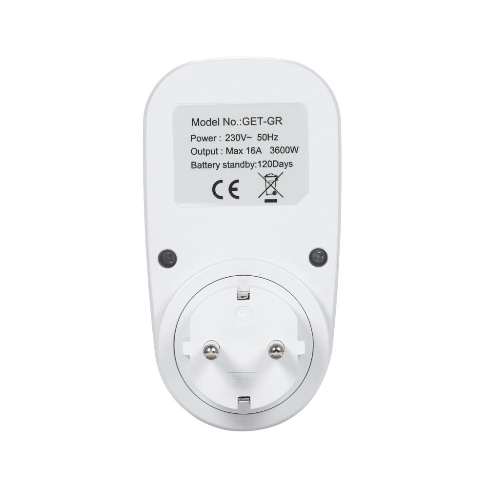 Digital Timer Switch Socket with LCD Display Plug-in Programmable Time Controller Intelligent Electronic Timing 120V/60HZ