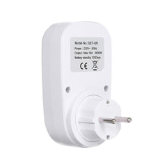 Digital Timer Switch Socket with LCD Display Plug-in Programmable Time Controller Intelligent Electronic Timing 120V/60HZ