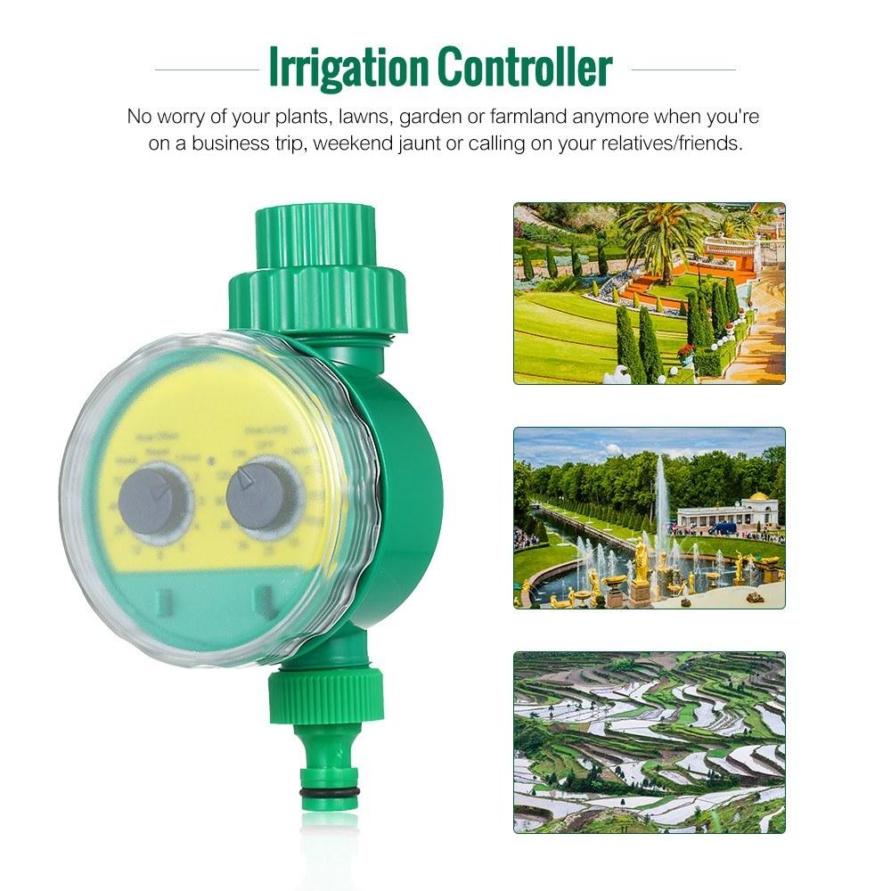 Outdoor Timed Irrigation Controller Automatic Sprinkler Programmable Valve Hose Water Timer Faucet Watering
