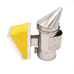 Bee Hive Smoker Keeper Stainless Steel Heat Chamber Yellow Bellow Beekeeping Equipment for Beekeeper