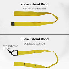 Extension Band for Suspension Trainer Assistance Strap with Anchoring Solution Hook Exerciser