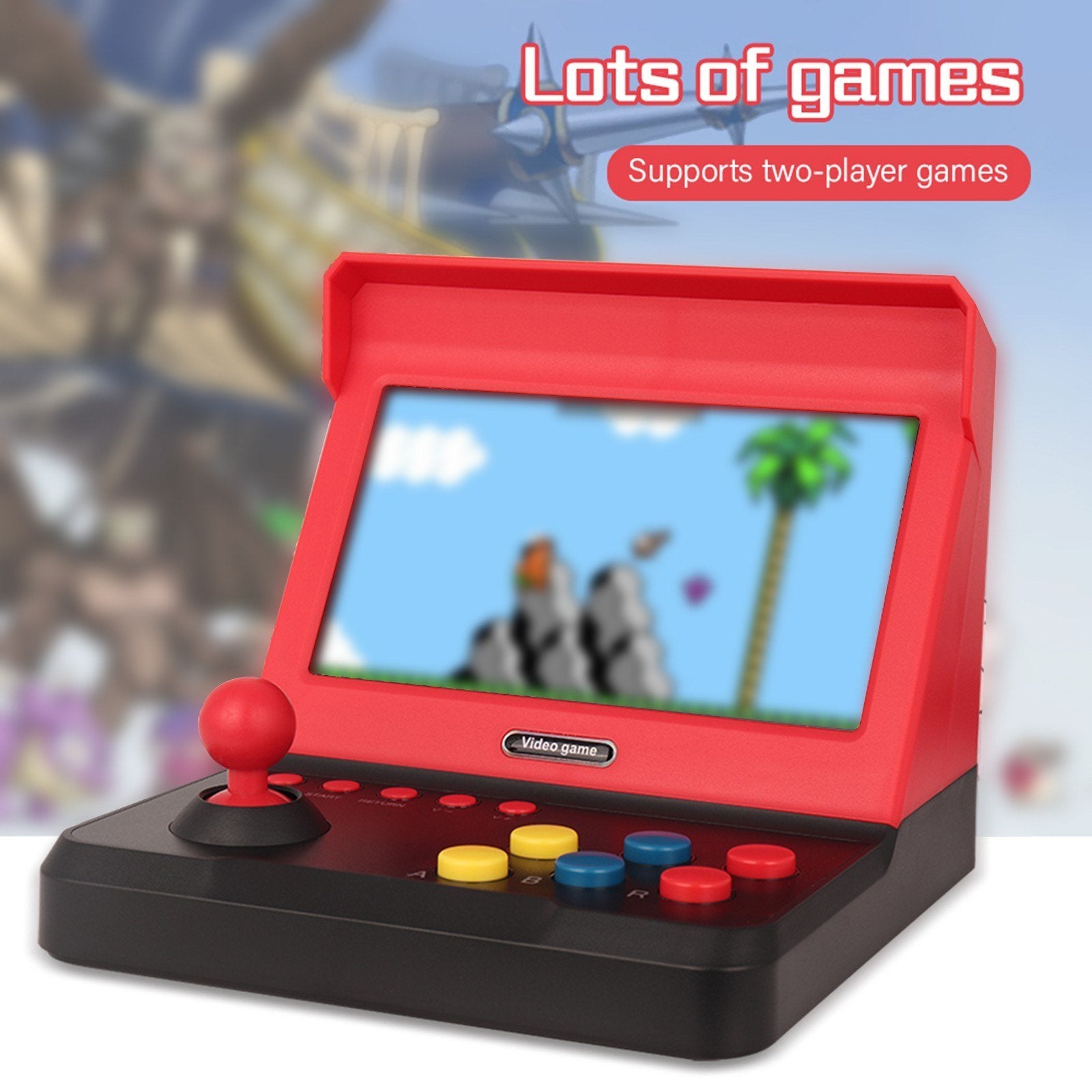 7-inch Mini Game Console Double Nostalgic Arcade Home Joystick