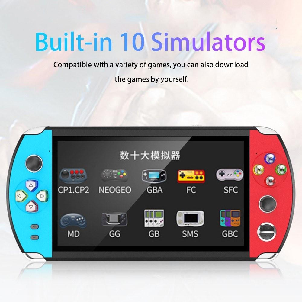 7.1-Inch Large Screen Handheld Game Player Portable Video Console